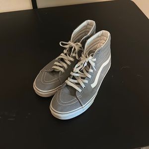 Grey sk8-hi vans 11.5 men’s